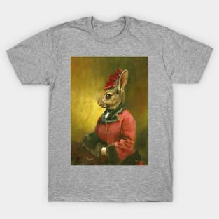 Victorian Lady Rabbit T-Shirt